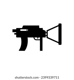 firearm icon isolated white background.