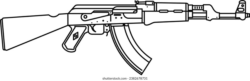 vector de arma de fuego. arma, soldado, dispara