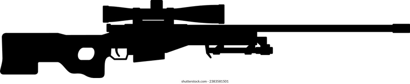 firearm vector. gun , soldier, shoot
