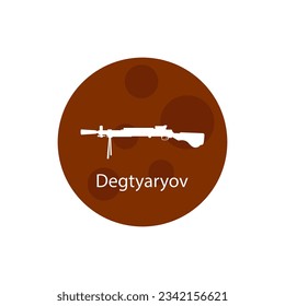 Firearms icon vector template illustration logo design 