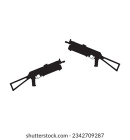 Firearms icon vector template illustration logo design