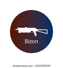 Firearms icon vector template illustration logo design