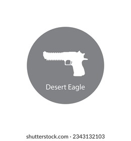 Firearms icon vector template illustration logo design