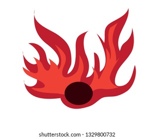 a fireball or fire for a background that is very suitable for a book cover ... can be edited with the raw file ... good for desktop computers too