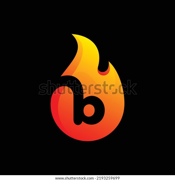 Fireball Letter B Logo Icon Stock Vector (Royalty Free) 2193259699 ...