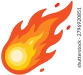 Fireball Projectile Attack for Magic Combat Ability