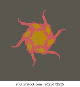 fireball vector background can be used as a logo. 