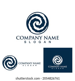 fireball vortex logo and symbol vector