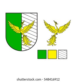 Firebird heraldry helmet