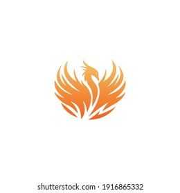 Firebird logo design modern icon