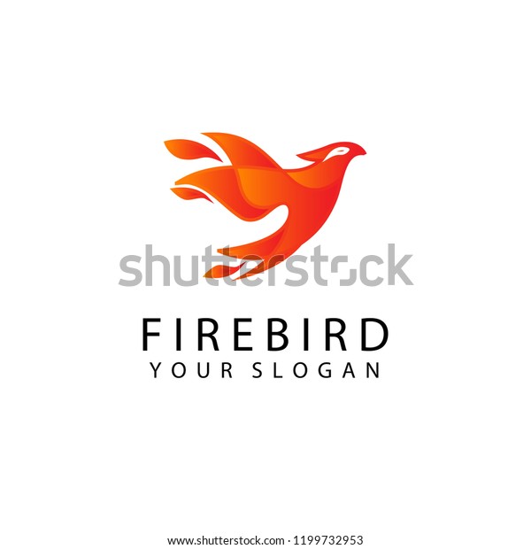 Firebird Logo Vector Designs Stock Vector (Royalty Free) 1199732953