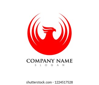 Firebird Phoenix Logo Template