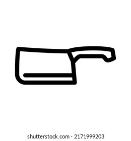 vector de icono de la línea de la navaja. signo de cuchillo de caja de fuego. símbolo de contorno aislado ilustración negra