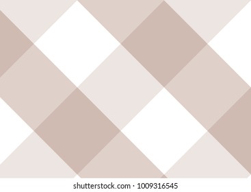 Firebrick Gingham  beige and white pattern. Texture from rhombus/squares for - plaid, tablecloths, clothes, shirts, dresses, paper and other textile products.