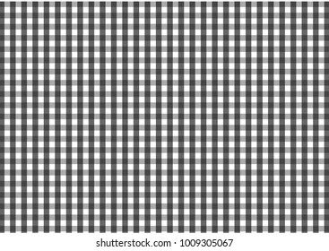 Firebrick Gingham black and white  pattern. Texture from rhombus/squares for - plaid, tablecloths, clothes, shirts, dresses, paper and other textile products.