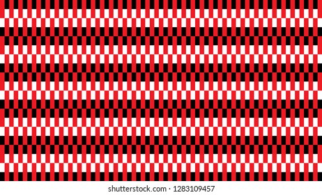 Firebrick Gingham black,red and white pattern.Texture from rhombus for-plaid,tablecloths,shirts,dresses,paper,bedding,blankets,quilts and other textile products.Vector illustration. - Vector