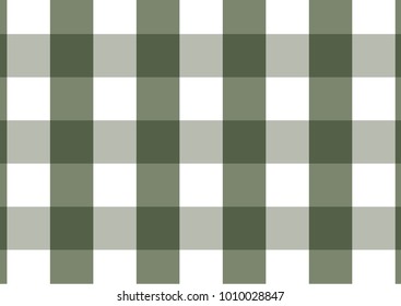 Firebrick Gingham green army and white pattern. Texture from rhombus/squares for - plaid, tablecloths, clothes, shirts, dresses, paper and other textile products.
