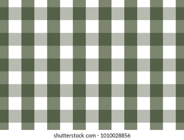 Firebrick Gingham green army and white pattern. Texture from rhombus/squares for - plaid, tablecloths, clothes, shirts, dresses, paper and other textile products.