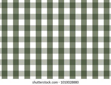 Firebrick Gingham green army and white pattern. Texture from rhombus/squares for - plaid, tablecloths, clothes, shirts, dresses, paper and other textile products.