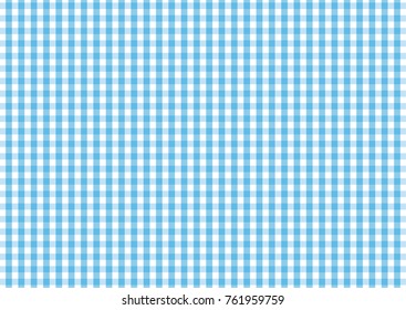 Firebrick Gingham light blue and white pattern. Texture from rhombus/squares for - plaid, tablecloths, clothes, shirts, dresses, paper and other textile products.