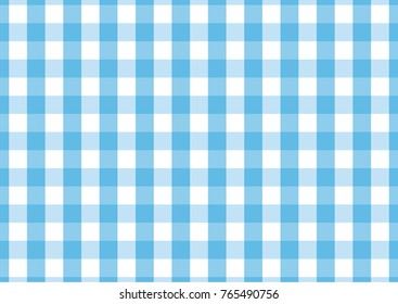 Firebrick Gingham  light blue and white pattern. Texture from rhombus/squares for - plaid, tablecloths, clothes, shirts, dresses, paper and other textile products.