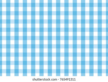 Firebrick Gingham  light blue and white pattern. Texture from rhombus/squares for - plaid, tablecloths, clothes, shirts, dresses, paper and other textile products.