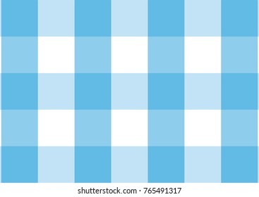 Firebrick Gingham  light blue and white pattern. Texture from rhombus/squares for - plaid, tablecloths, clothes, shirts, dresses, paper and other textile products.