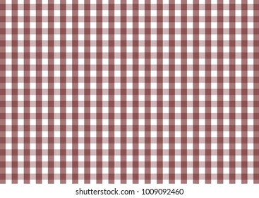 Firebrick Gingham  light brown and white pattern. Texture from rhombus/squares for - plaid, tablecloths, clothes, shirts, dresses, paper and other textile products.