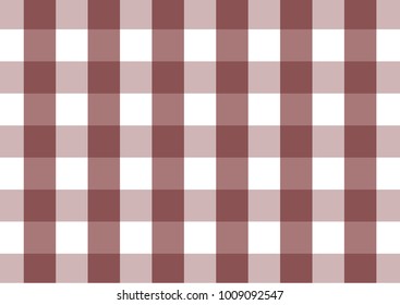 Firebrick Gingham  light brown and white pattern. Texture from rhombus/squares for - plaid, tablecloths, clothes, shirts, dresses, paper and other textile products.