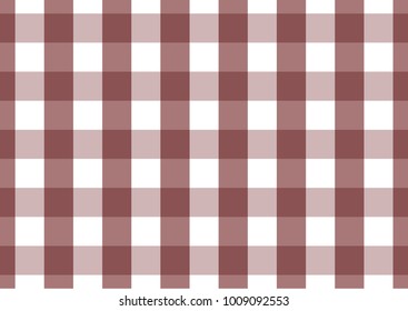 Firebrick Gingham  light brown and white pattern. Texture from rhombus/squares for - plaid, tablecloths, clothes, shirts, dresses, paper and other textile products.
