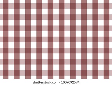 Firebrick Gingham  light brown and white pattern. Texture from rhombus/squares for - plaid, tablecloths, clothes, shirts, dresses, paper and other textile products.