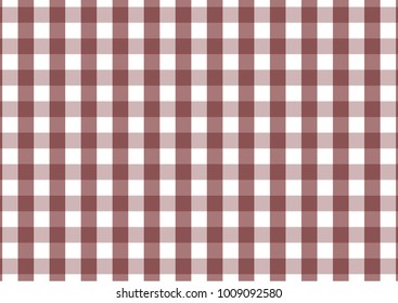 Firebrick Gingham  light brown and white pattern. Texture from rhombus/squares for - plaid, tablecloths, clothes, shirts, dresses, paper and other textile products.