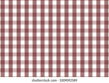 Firebrick Gingham  light brown and white pattern. Texture from rhombus/squares for - plaid, tablecloths, clothes, shirts, dresses, paper and other textile products.