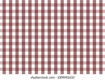 Firebrick Gingham  light brown and white pattern. Texture from rhombus/squares for - plaid, tablecloths, clothes, shirts, dresses, paper and other textile products.