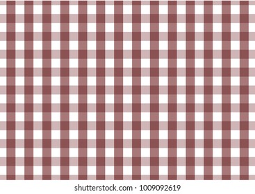 Firebrick Gingham  light brown and white pattern. Texture from rhombus/squares for - plaid, tablecloths, clothes, shirts, dresses, paper and other textile products.
