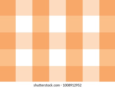 Firebrick Gingham  orange and white pattern. Texture from rhombus/squares for - plaid, tablecloths, clothes, shirts, dresses, paper and other textile products.