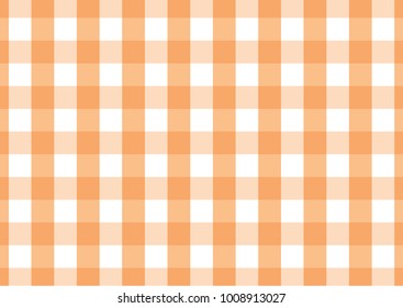 Firebrick Gingham  orange and white pattern. Texture from rhombus/squares for - plaid, tablecloths, clothes, shirts, dresses, paper and other textile products.