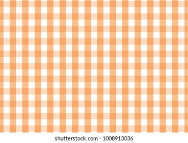 Firebrick Gingham  orange and white pattern. Texture from rhombus/squares for - plaid, tablecloths, clothes, shirts, dresses, paper and other textile products.