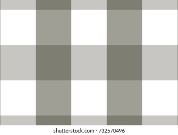 Firebrick Gingham pattern, Gray and White,  Texture from rhombus/squares for - plaid, tablecloths, clothes, shirts, dresses, paper and other textile products. Vector illustration