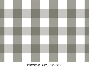 Firebrick Gingham pattern, Gray and White,  Texture from rhombus/squares for - plaid, tablecloths, clothes, shirts, dresses, paper and other textile products. Vector illustration