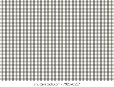 Firebrick Gingham pattern, Gray and White,  Texture from rhombus/squares for - plaid, tablecloths, clothes, shirts, dresses, paper and other textile products. Vector illustration