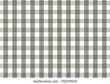 Firebrick Gingham pattern, Gray and White,  Texture from rhombus/squares for - plaid, tablecloths, clothes, shirts, dresses, paper and other textile products. Vector illustration