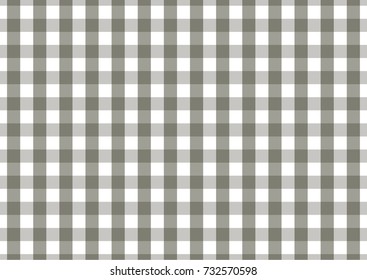 Firebrick Gingham pattern, Gray and White,  Texture from rhombus/squares for - plaid, tablecloths, clothes, shirts, dresses, paper and other textile products. Vector illustration