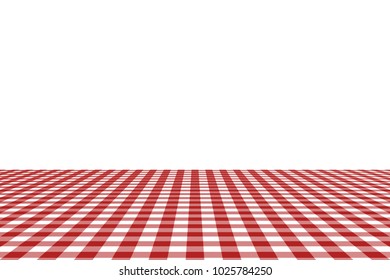 Firebrick Gingham pattern. Texture from rhombus/squares for - plaid, tablecloths, clothes, shirts, dresses, paper, bedding, blankets, quilts and other textile products. Vector illustration.