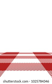 Firebrick Gingham pattern. Texture from rhombus/squares for - plaid, tablecloths, clothes, shirts, dresses, paper, bedding, blankets, quilts and other textile products. Vector illustration.
