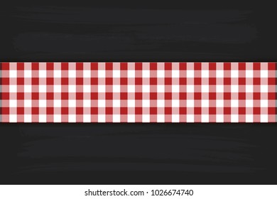 Firebrick Gingham pattern. Texture from rhombus/squares for - plaid, tablecloths, clothes, shirts, dresses, paper, bedding, blankets, quilts and other textile products. Vector illustration.