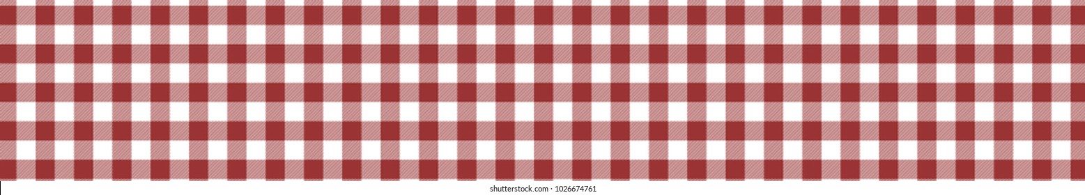 Firebrick Gingham pattern. Texture from rhombus/squares for - plaid, tablecloths, clothes, shirts, dresses, paper, bedding, blankets, quilts and other textile products. Vector illustration.