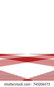 Firebrick Gingham pattern. Texture from rhombus/squares for - plaid, tablecloths, clothes, shirts, dresses, paper, bedding, blankets, quilts and other textile products. Vector illustration.