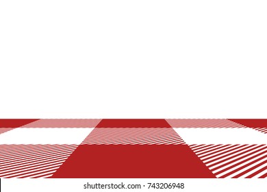 Firebrick Gingham pattern. Texture from rhombus/squares for - plaid, tablecloths, clothes, shirts, dresses, paper, bedding, blankets, quilts and other textile products. Vector illustration.