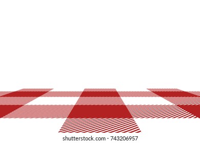 Firebrick Gingham pattern. Texture from rhombus/squares for - plaid, tablecloths, clothes, shirts, dresses, paper, bedding, blankets, quilts and other textile products. Vector illustration.